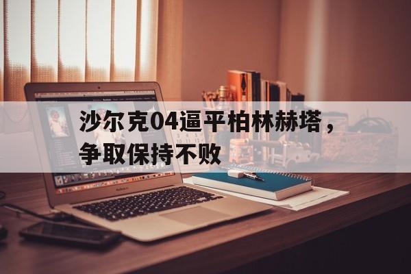 包含沙尔克04逼平柏林赫塔，争取保持不败的词条